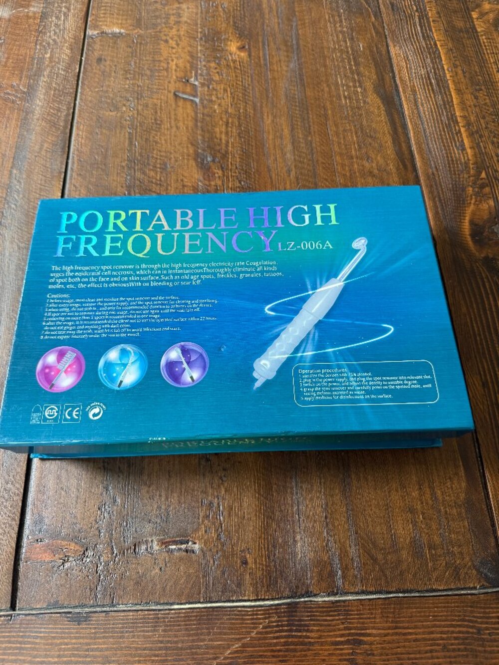 Portable High Frequency LZ-006A Skin Care Device